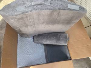 lot 5214 image: Gray Lounge Pillow