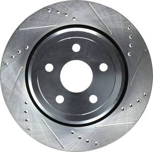 lot 5245 image: Power Stop AR83079XR Power Stop Extreme Performance Drilled And Slotted Brake Rotors Rear Right Power Stop Extreme Performance Drilled And Slotted Brake Rotors