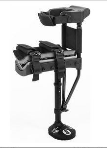 lot 5253 image: $129 Mobility The Original Hands Free Knee Crutch - Alternative to Crutches and Knee Scooters for Lower Leg Injuries, Foot Surgery and Other rehabilitationDouble-Layer Cushion. Peg Leg Crutch