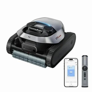 lot 5255 image: $900 DREAME Z1 Pro Cordless Robotic Pool Cleaner, LiFi Remote Control, 8000 GPH Suction, Waterline Horizontal Cleaning, Auto-Retrieval, Automatic Pool Vacuum for Above & In-Ground Pools, Upgraded Version