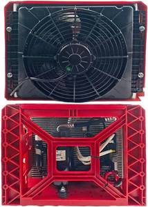 lot 5257 image: $300 12V Automotive Air Conditioning System for Classic Cars, Trucks, RVs, Farm Vehicles, Excavators, Pickup Trucks, Construction Vehicles, Vans, etc. Electric AC Kit (Electric compressor kit)