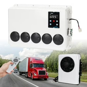 lot 5258 image: $400 12000 BTU 12V Truck Cab Air Conditioner Split AC for Semi Trucks Bus RV Caravan