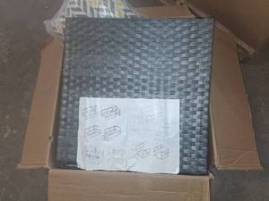lot 6004 image: PARTIAL Outdoor Furniture With Cushions. May Form Lounger