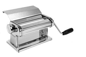 lot 514 image: MARCATO Made in Italy Atlas 180 Slide Manual Pasta Machine, Chrome Steel. Good for pasta, bread and cake decoration - Retail $110