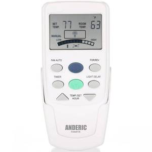 lot 516 image: Anderic FAN9T Ceiling Fan Remote Control Replacement for Hampton Bay �� Thermostatic Temperature Sensor Remote with Reverse Airflow Key, Works with FAN-9T (L3HFAN9T), Easy Pairing, Receiver Required - Retail $36