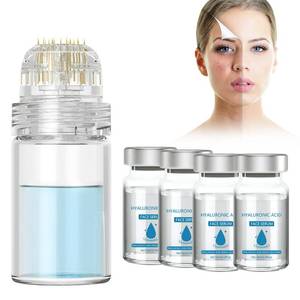 lot 525 image: THREE COUNT Micro Infusion System for Lips, Micro System for Face, SerumSmooth Skin Facial Serum for All Skin Types (1 applicator4Serum) - Retail $19
