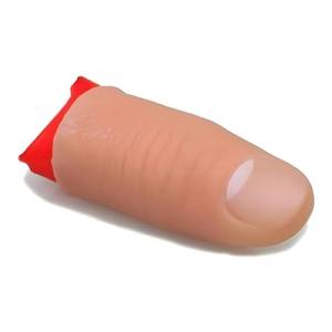 lot 538 image: Stained Red Kryoflare 2Pcs Magician Thumb Tips, Magic Trick Accessories Close Up Illusion Props Magic Trick Gimmick Accessories,Silk Close Up Trick for Vanishing Gimmick Appearing Disappearing Real Finger Magic - Retail $7