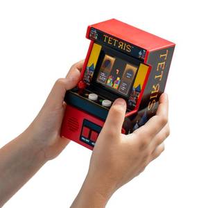 lot 558 image: Arcade Classics - Retro Mini Arcade Game, Full Color Screen, Classic Handheld Electronic Game Console, 90s Toy, Great Gift for Kids 8, Tetris - Retail $25