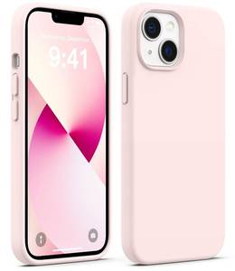 lot 600 image: AOTESIER Magnetic for iPhone 13 Case, Compatible with MagSafeMilitary Shockproof Protection Food Grade Silicone Case with Soft Anti-Scratch Microfiber Lining, 6.1 inch, Chalk Pink - Retail $10