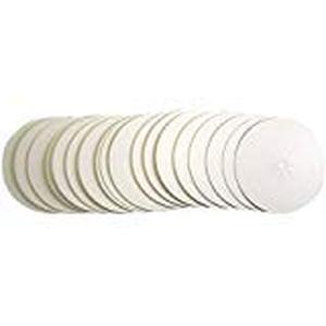 lot 619 image: Paper Bobeche Drip Protector for Vigil Candles (50 Pack) - Retail $15