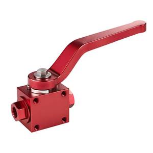 lot 620 image: CaBYbigG 18 Brake Line Lock Shut Off Valve Black Aluminium 18 NPT Billet Automotive Red - Retail $19