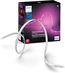 lot 625 image: Pre Owned Philips Hue Indoor 16 Ft Smart LED Solo lightstrip Base Kit - 1 Pack - Control with Hue App - Compatible with Alexa, Google Assistant and Apple HomeKit - Retail $97