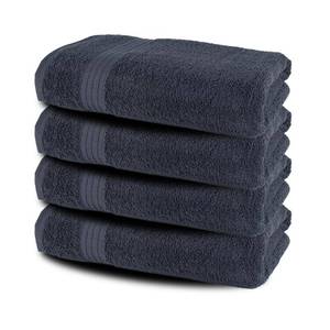 lot 629 image: Textila Bath Towels - 30x60 Inch 100% Cotton Towels, Super Soft, Highly Absorbent & Lightweight - Ideal for Everyday Use, Spa & Hotel (Dark Grey - Pack of 4)