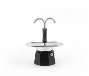 lot 646 image: Bialetti Mini Express Stovetop espresso percolator, 2-Cup, Aluminum - Retail $39,869