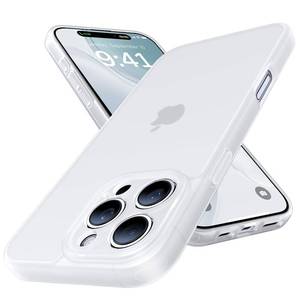 lot 649 image: Shiiuou Shockproof for iPhone 16 Pro Case, Full Camera Protection Military-Grade Drop Protection Protective Anti-Yellow Slim Translucent Skin-Friendly for iPhone 16 Pro Phone Case, White - Retail $16