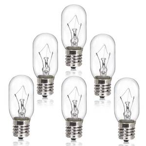 lot 657 image: HINUAXBULB 6 Pack Microwave Light Bulb 40 Watt 120V T8 Replacement Light Bulb E17 Standard Base Stove Light Bulbs Under Hood for Oven Stove Refrigerator Microwave - Retail $7