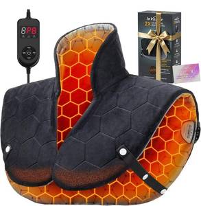 lot 698 image: InVarme Neck and Shoulder Heating Pad 2X Graphene Extra Hot Max 160�� for Faster Deeper Pain Relief - 4H Auto Shut Off for Home Office Use - Machine Washable - Gifts for Dad Grandpa Husband - Retail $53