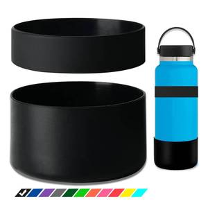 lot 703 image: Greant Double Protective Water Bottle Boot compatible with Hydro Flask, Silicone Flex Boot compatible with Hydroflask Boot, Universal Anti-Slip Bottle Sleeve, 1 pack - Retail $7