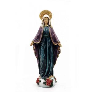 lot 721 image: Comfy Hour Mindful and Sacred Collection 9 Religious Virgin Generous Mary Statue, The Blessed Mother of The Immaculate Concepcion Home Madonna Figurine, Polyresin - Retail $23