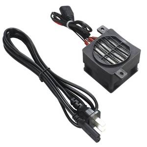lot 741 image: PTC Fan Heater with Power Cord 600W 110V Electric Ceramic Energy Saving Constant Temperature Thermistor Insulation Air Heater Fast Heating, PTCYIDU - Retail $41