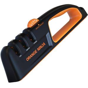 lot 749 image: 5 Precision Adjust Knife Sharpener- 3-Stage Premium Kitchen Knife Sharpener to Repair, Restore & Polish Blades by Sharp Pebble - Retail $38