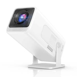 lot 760 image: WISHOLY Mini Projector Native 1080P, Portable Outdoor Movie Projector with WiFi and Bluetooth, 4K Supported, Compatible with Smartphone, HDMI, USB, TV Stick, PS5 for Home Theater, Bedroom, Outdoor Use - Retail $60