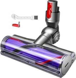 lot 767 image: Upgrade Quick-Release Vacuum Direct Drive Head Replacement for Dyson V7 V8 V10 V11 V15��Suitable for Hardwood Floor Carpets Attachment SV10 SV11 SV12 SV14 Replacement Part Electric Head Roller Brush - Retail $39