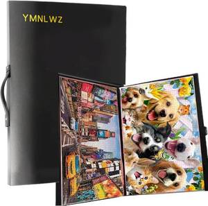 lot 191656 image: YMNLWZ Puzzle Storage 1000 Pieces Large-Capacity Storage Puzzle, 20 Transparent Pockets, Portable, Dustproof and Stain-Proof, Suitable for Puzzle Lovers to Collect Puzzle Storage Gifts