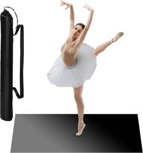 lot 191667 image: Portable Dance Floor Smooth Ballet Floor Vinyl Dance Mat for Home Stage Studios Kids Adults Practice Improve