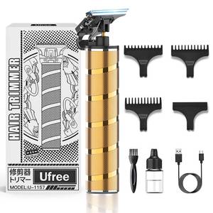 lot 40128 image: Ufree Hair Trimmer & Beard Trimmer for Men Professional, Electric Razor Shavers for Men, T Blade Precision Edgers Liners, Barber Clippers for Hair Cutting Mustache Facial, Mens Gifts - Retail $20
