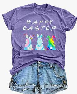 lot 40174 image: Friends Style Happy Easter T-Shirt Size L - Retail $18