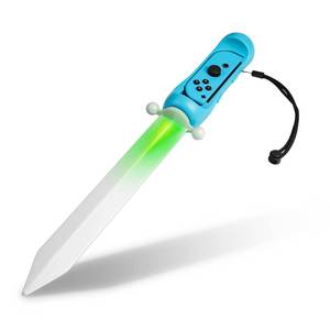 lot 51881 image: LED Sword for The Legend of Zelda Skyward Sword HD Game Accessory, FANPL Lighted Game Sword Handle Grip for Switch & Switch OLED Right Joy Con Controller, Enhanced Zelda Gaming Experience (Blue) - Retail $26