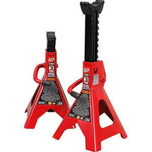 BIG RED T43202 Torin Steel Jack Stands: 3 Ton (6,000 lb) Capacity, Red, 2 count (pack of 1) (B000CO86BY) - Retail: $93