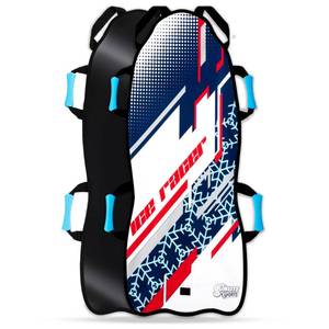 lot 63008 image: Sunlite Sports 45 Foldable & Roll-Up Snow Sled for Kids & Adults, Ultra-Portable Easy-Carry Design, Durable Reinforced Bottom for Heavy Snow & Winter Fun - Retail $35