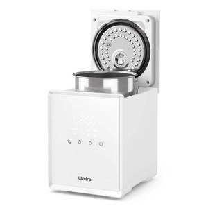 lot 63981 image: Livatro Stainless Steel Humidifier, 3L Warm Mist Humidifier, Easy Clean with Warm Steam Humidifier, Healthy Air Mist Humidifiers for Bedroom Living Room, with Sleep Mode and Auto-off Setting - Retail $110