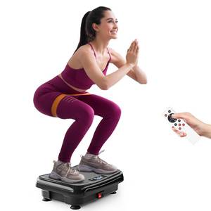 lot 63985 image: TISSCARE Vibration Plate Exercise Machine Mini Vibrating Plates for Lymphatic Drainage and Weight Loss, 400Lbs Capacity Full Body Power Shake Workout Platform for Home Cardio Fitness - Retail $80