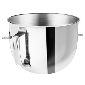 lot 25918 image: Stainless Steel 7QT Mixer bowl Fit for KitchenAid Bowl-Lift Stand Mixer,7 Quart Mixing Bowl with Handle - Retail $49