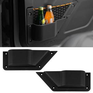 lot 25926 image: LitMiRaCle Front Door Storage Pockets Front Door Side Organizer Box Ford Bronco Storage Expansion Interior Accessories, Door Cup Holder, Compatible for Ford Bronco 2021-2025 24 doors 2 PCS - Retail $30