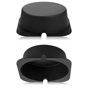 lot 25948 image: Tuanse 2 Pcs Recessed Light Cover for 6 Inch Lighting Fixtures 8.6 x 8.6 x 2.9 Inch Fire-Resistant and Energy-Saving Light Insulation Protect Cover for Attic (Black) - Retail $20