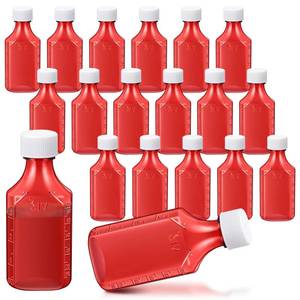 lot 26007 image: Reallnaive 20 Pcs 4 oz Liquid Medicine Bottle Oval Plastic Bottles Child Resistant Caps Medicine Bottle Adapter - Retail $23