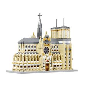 lot 26021 image: GOTIMON Micro Mini Notre Dame Cathedral Building Block Set, Famous Architecture, 2908 Pieces, Gifts for Kids and Adults - Retail $39