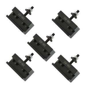 lot 26026 image: Thomletha 5Pcs Turning Tool Holder 250-001 Quick Change Tool Post Set Tool Post OXA Fit for Lathe Machine - Retail $39