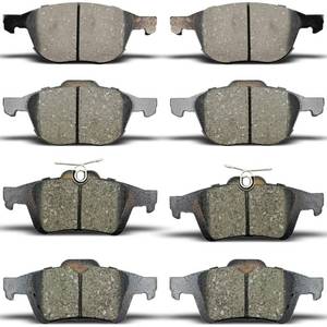 lot 26064 image: ALADICHE Front Rear Brake Pads Compatible with 2008-2013 Volvo C30,for 2006-2013 C70,for 2006-2011 Volvo S40V50,for 2007-2010 2012-2015 Mazda 5,for 2006-2013 Mazda 3,for 2012-2015 Ford Focus - Retail $38