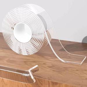 lot 30192 image: Clear Edge Protector Strip Sharp Edge Wrap Cover Tape,1.18 in x 9.84 FT,Self Adhesive Protective Bumper Guards for Cabinet Door Desk Glass Table Bed Furniture, Kitchen Countertop, Waterproof - Retail $11