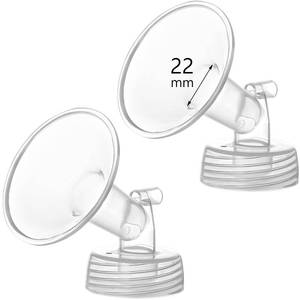 lot 30226 image: Momstouch 22mm Flange Compatible with Spectra S1 S2 9 Plus Synergy Gold Breastpump Replacement to Spectra Pump Parts and Flange Not Original Replaces Shield - Retail $16