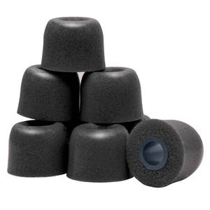 lot 51935 image: Klowcok Memory Foam Replacement Earbud Tips for KZ ZS10 Pro X ZSN, Sennheiser IE 200, TV Headset, IEM Earphones, in Ear Headphone Tips. 3 Pairs-SmallMediumLarge, Black - Retail $9