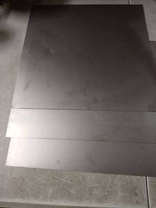 lot 51949 image: 304 Stainless Steel Sheet - 3PC 12 X 12 X 164 Thin Stainless Steel Plate 164 Inch Thickness with Protective Film Metal Sheets Stock Sheets for Kitchen DIY Crafting etc. (305 x 305 x 0.39 mm)
