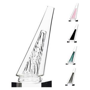 lot 59096 image: Stained Glass vase, Decorative Glass vase for Home decor (Transparent) - Retail $21