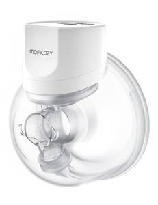 lot 59107 image: Momcozy Breast Pump S12 Pro Hands-Free, Wearable & Wireless Pump with Soft Double-Sealed Flange, 3 Modes & 9 Levels Double Electric Pump Portable, Smart Display, 24mm, 1 Pack, White - Retail $60