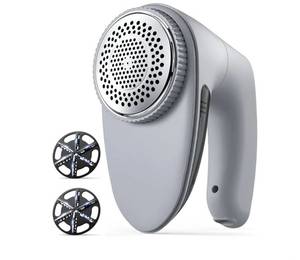lot 59108 image: Bymore Fabric Shaver & Lint Shaver for Clothes and Furniture, Heavy Duty Sweater Shaver Lint Remover with Large 65mm Shaving Head, 6-Leaf Blades, Extra Replacement Blades for Couch, Sofa & Upholstery